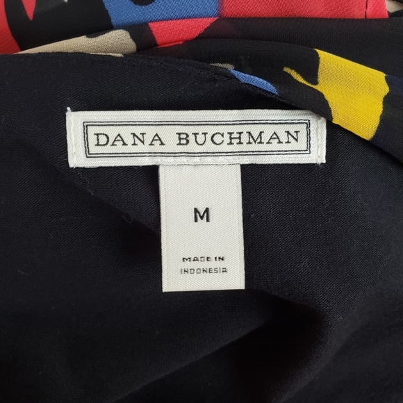 Dana Buchman Mixed Print Side Tie Top - Picture 7 of 8